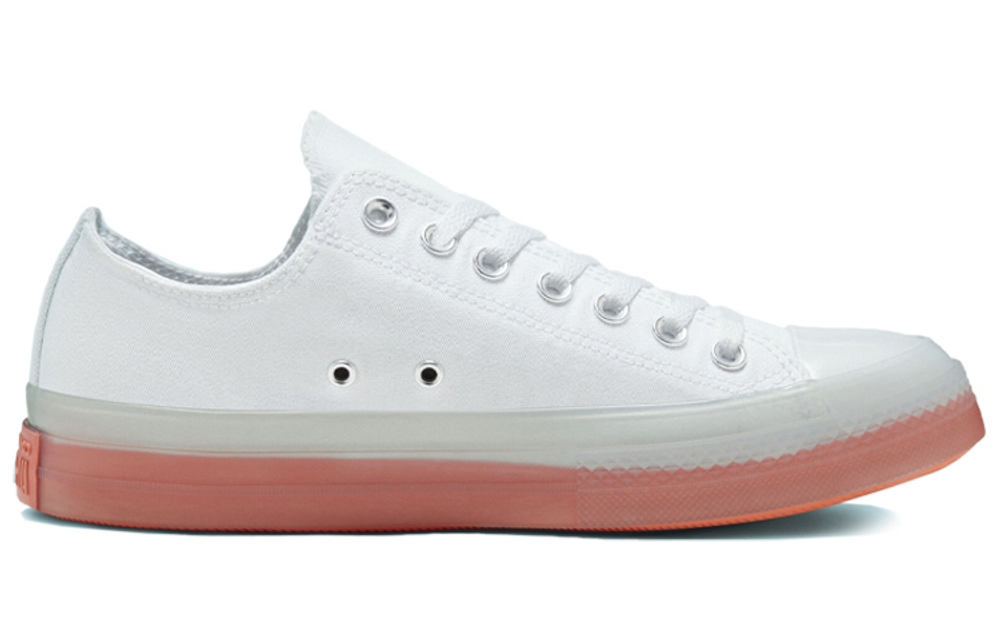 Converse All Star CX Chuck Taylor Ox Non-Slip Wear-Resistant Lightweight Low Canvas Shoes White Orange