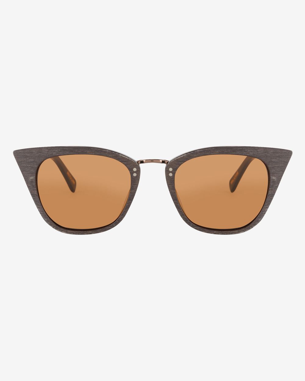 Очки солнцезащитные Spunky Pussy cat 6 Brown Wood / Dark brown lens