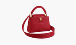 Сумка Louis Vuitton Capucines MINI Taurillion Leather "Scarlet"