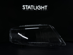 Правое стекло фары Audi A6 C5 1997-2001