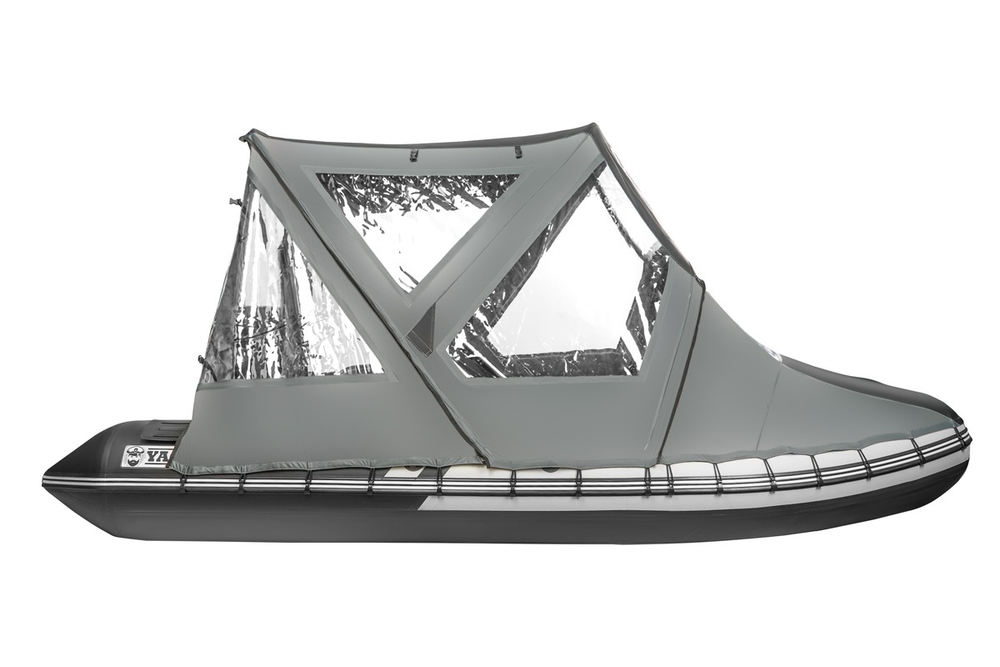 Тент трансформер КОМБИ Yachtman 360 НДНД (графит/черный)