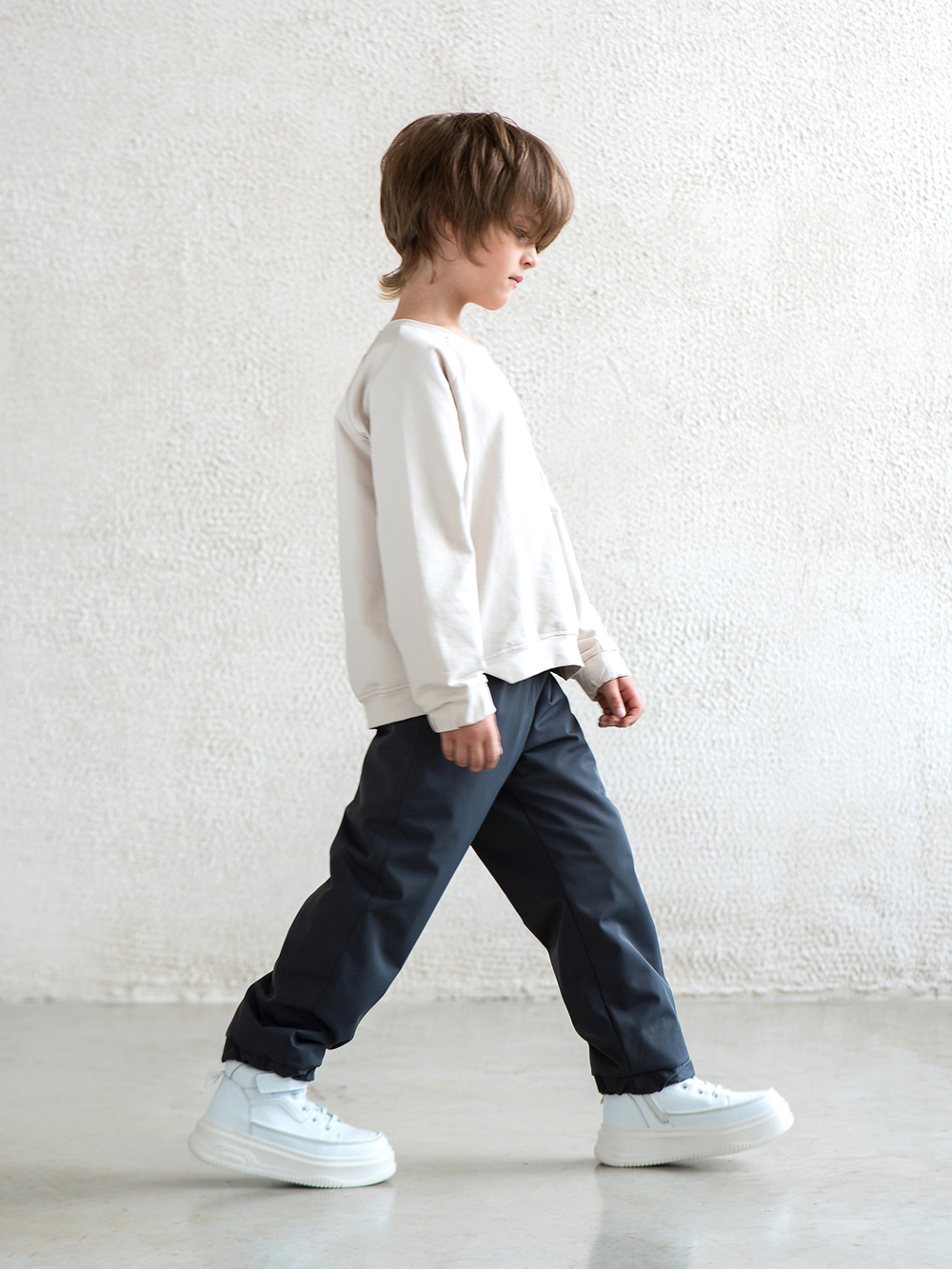 Утеплённые брюки тёмно-серые NEW (размеры от 3 до 12 лет)