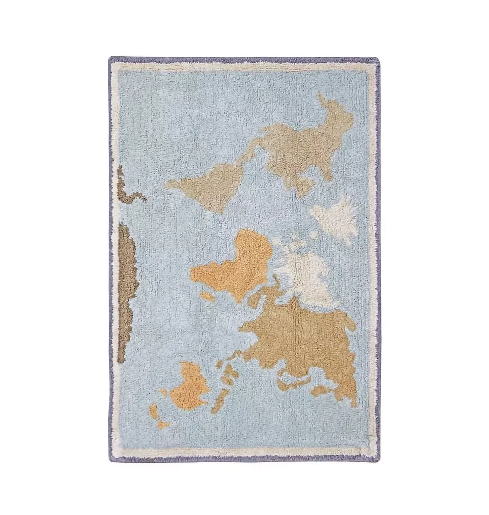Ковер Lorena Canals RugCycled World Map (70 x 100 cм)