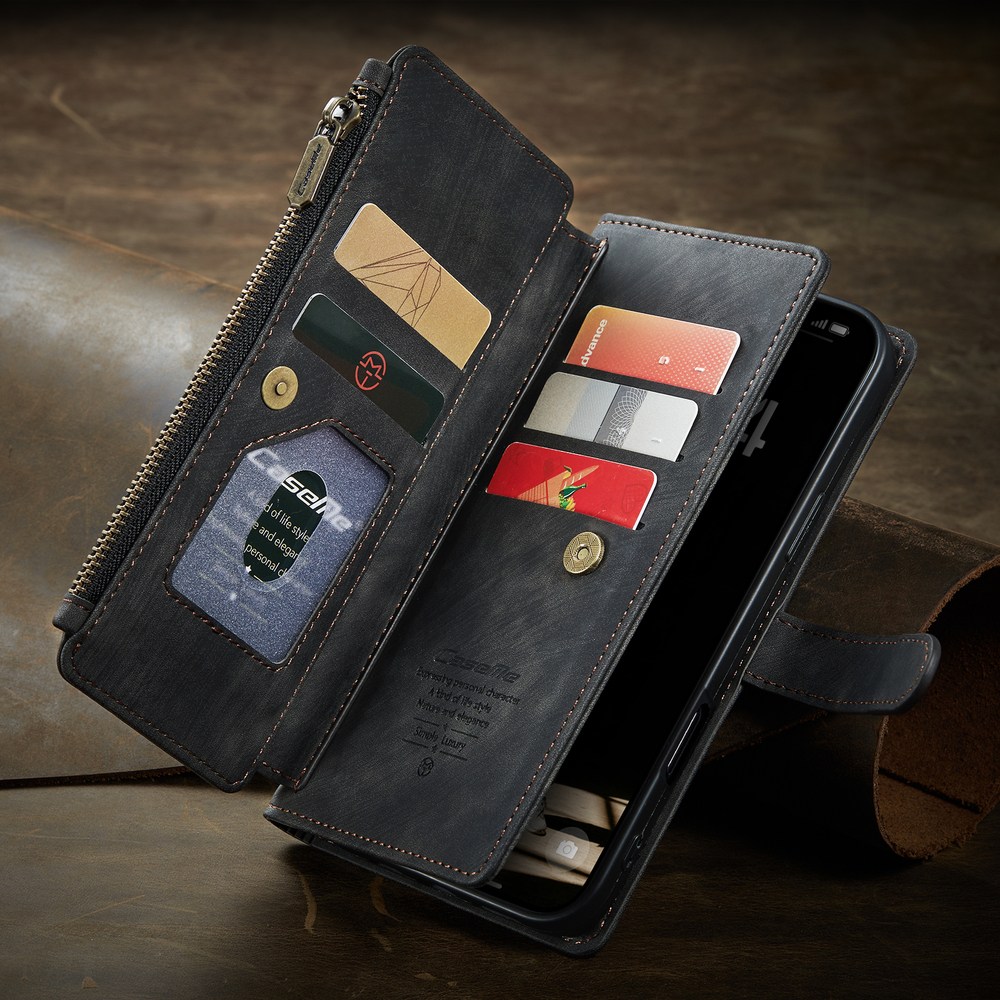 Многофункциональный чехол-кошелек CaseMe 3 in 1 Matte Wallet для iPhone 17