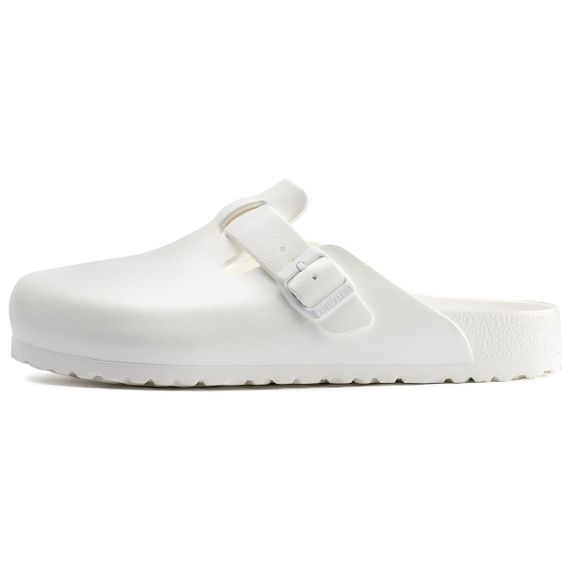 Birkenstock Boston Essentials Домашние тапочки белого цвета