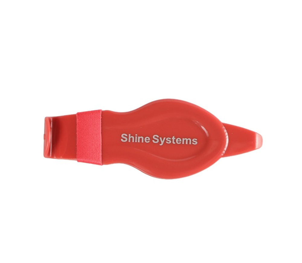 Shine Systems Ракель угловой с тонким войлоком 8*3,5см