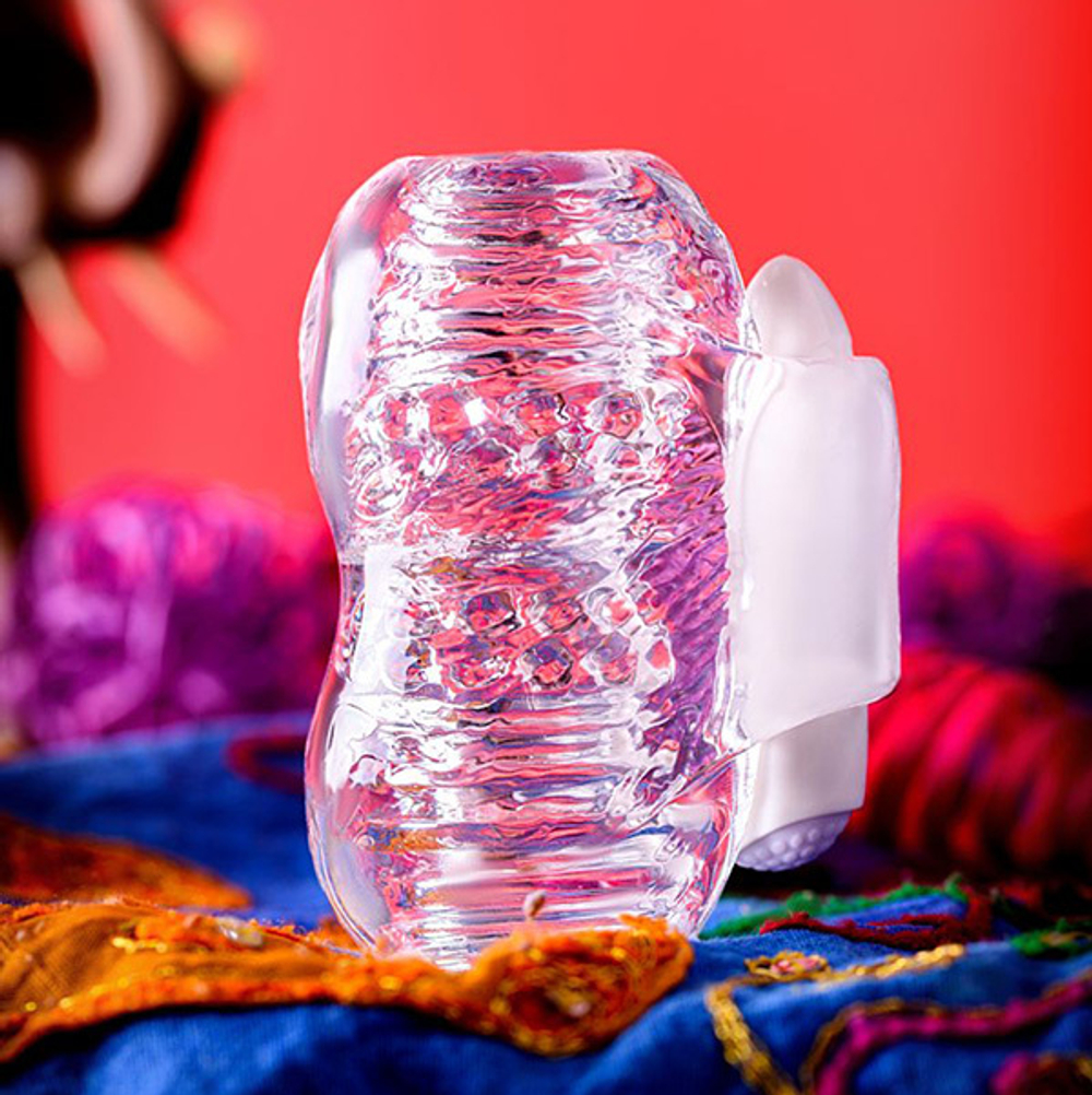 Прозрачный мастурбатор 9см ToyFa Lingam Khani 880201