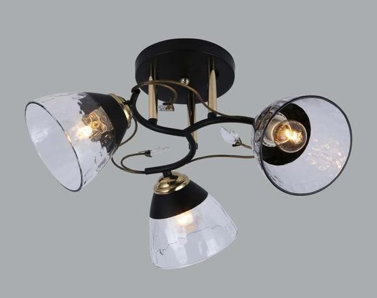 06535/3 BLACK+GOLD (4) Люстра (RL)