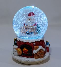 PM-58 Шар со снегом «Привет от Санты»