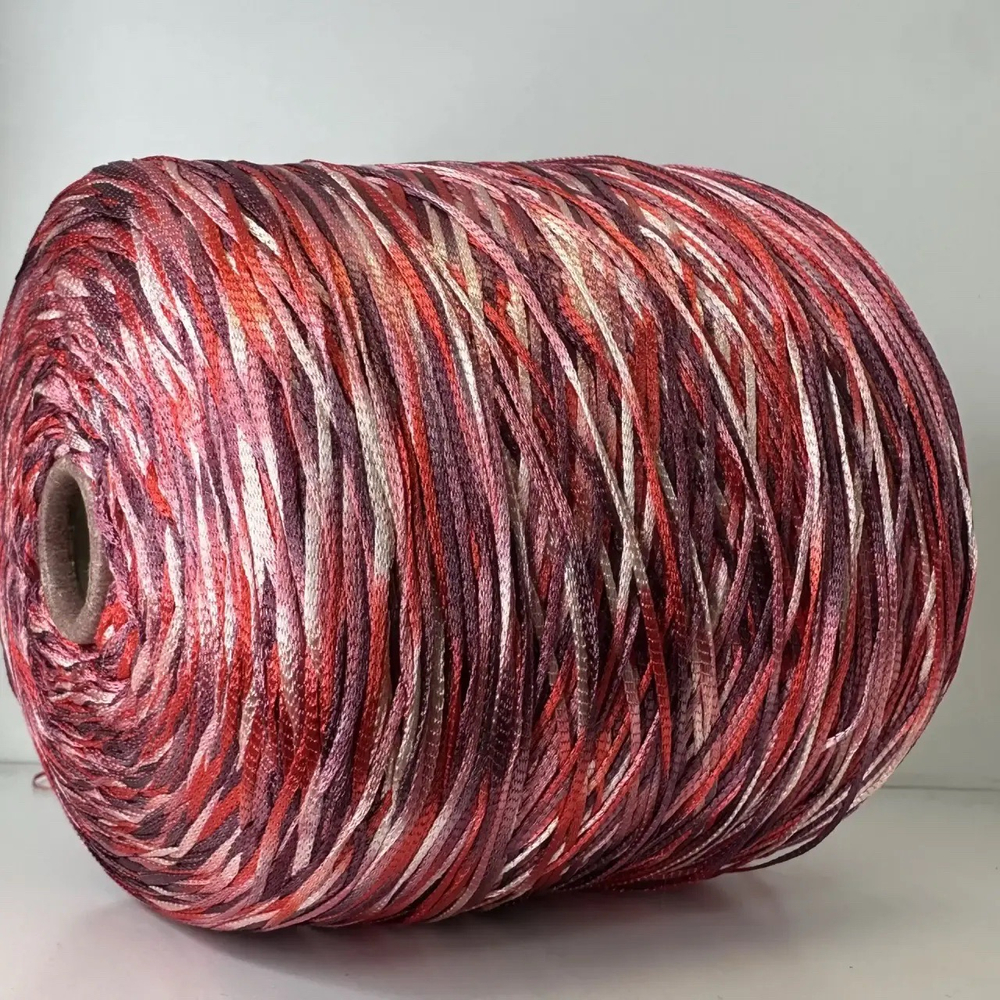 BRILLIANTA - Figli di Ugo Filati; 100% вискоза; 300м/100гр; col. 3136, цвет: секционная красный, фиолетовый, розовый