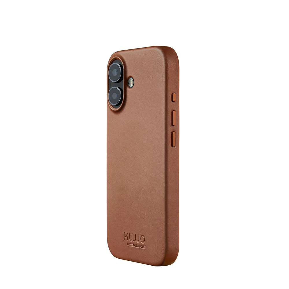 Чехол Mujjo Leather для iPhone 17 песочный
