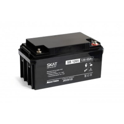 Аккумулятор БАСТИОН SKAT SB 1265 АКБ свинцово-кислотная тип AGM 12V 65Ач I зар.19,5А клеммы под болт М6, гарантия - 18 месяцев (2541)