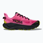 Женские Кроссовки для бега HOKA Challenger 8 neon rose/black
