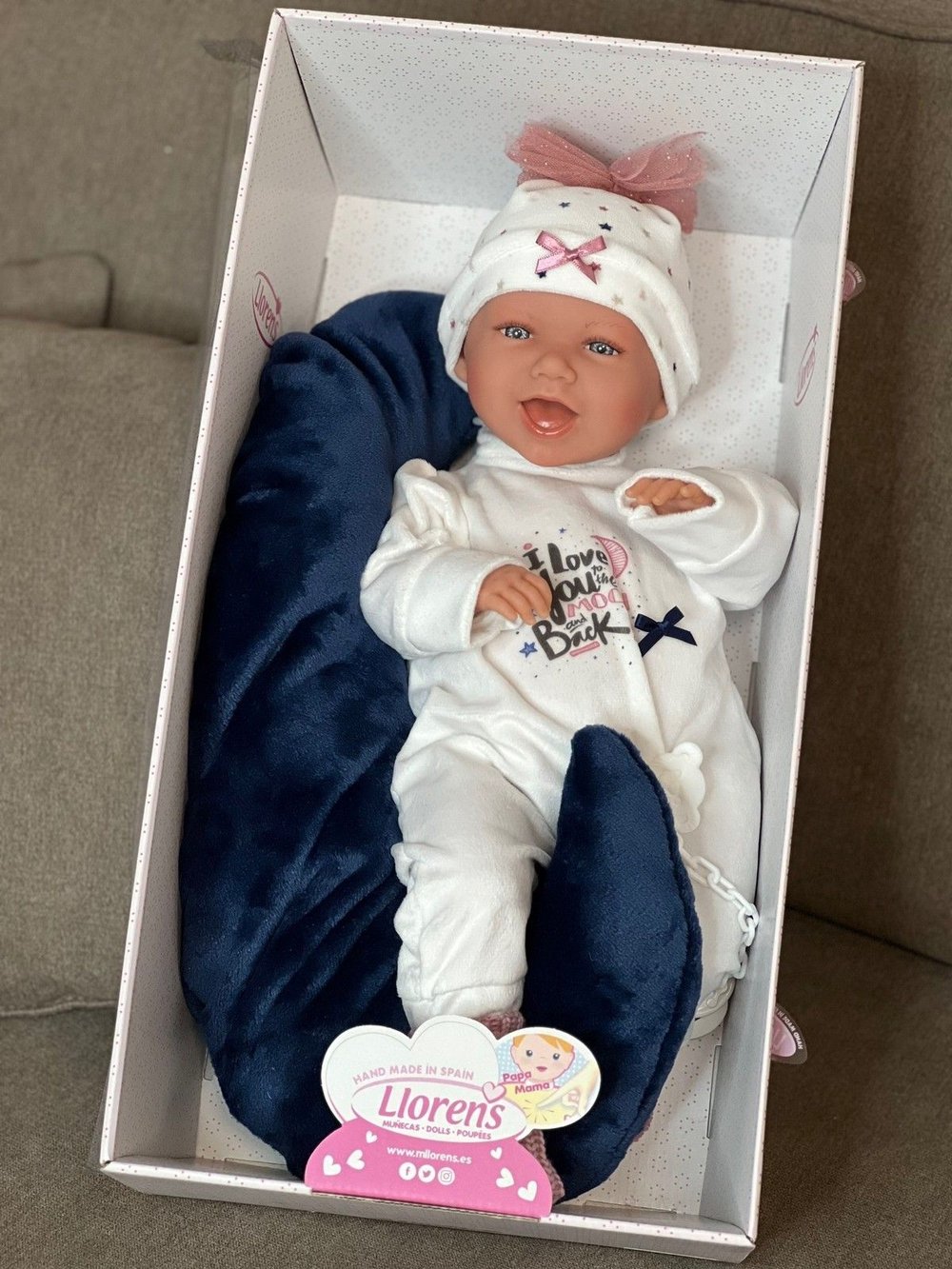 Кукла Llorens мягконабивная 42см Mimi (74050)