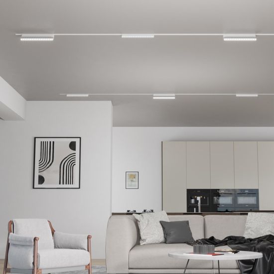 359079 SHINO NT23 179 белый Трековый светильник для низковольтного шинопровода IP20 LED 18W 48V 4000K 1710Лм SMAL