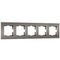 Рамка Werkel Slab на 5 постов бронза/софт W0052963 4690389207945