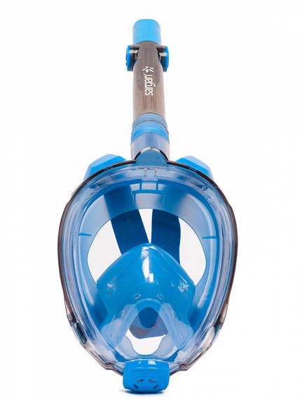 Маска полнолицевая Sargan Галактика премиум прозрачная/синяя/голубая