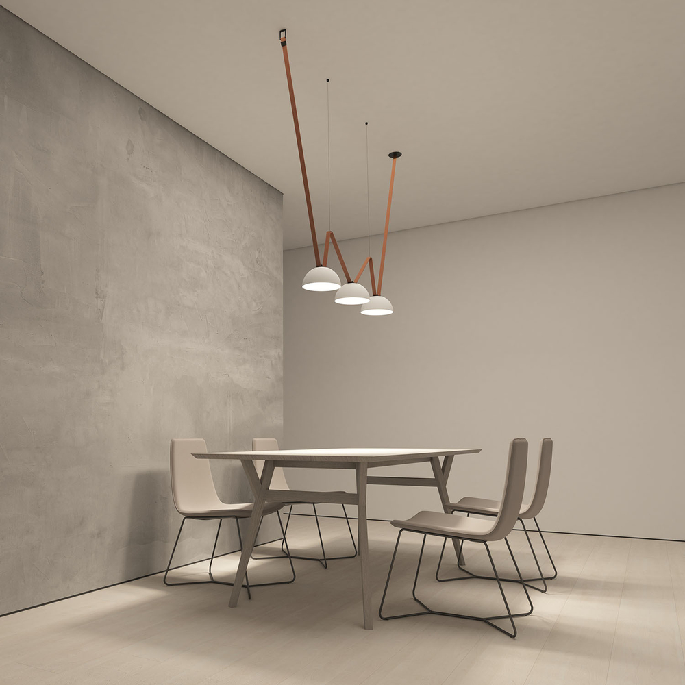 DK5560-WH+BK Cветильник для трека-ремня Belty, серия Flow, со светодиодом, D220*H117мм, 48V DC, 24W, RA90, 120°, 4000K, IP20, белый с черным, алюминий