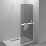 Душевая перегородка Walk-In HR VSW-4HR100CG, 1000*2000, хром, стекло тонированное, , шт