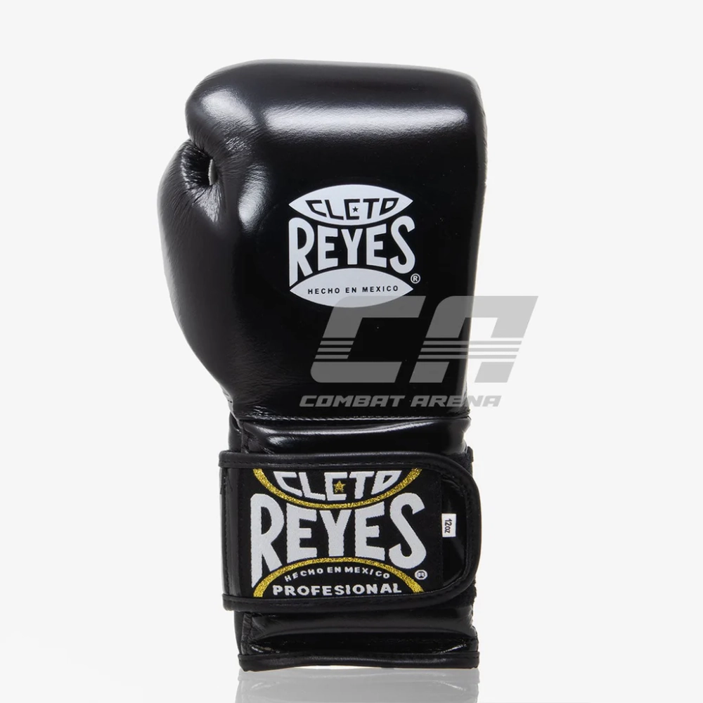 Боксёрские перчатки Cleto Reyes CE6 чёрно-серебрянные