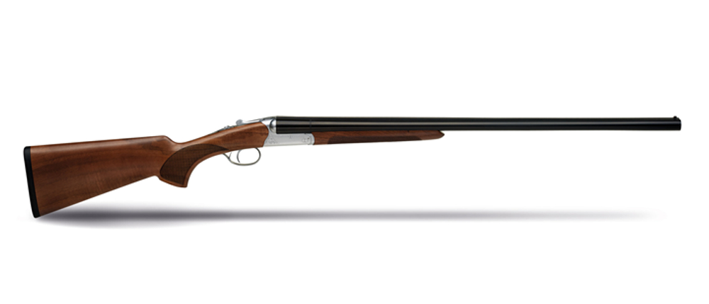 Ружье HUGLU 200A SILVER/BLACK cal.12x76, 760 мм. S/S, 1С, станд.экстрактор, 5СМЧ, кейс