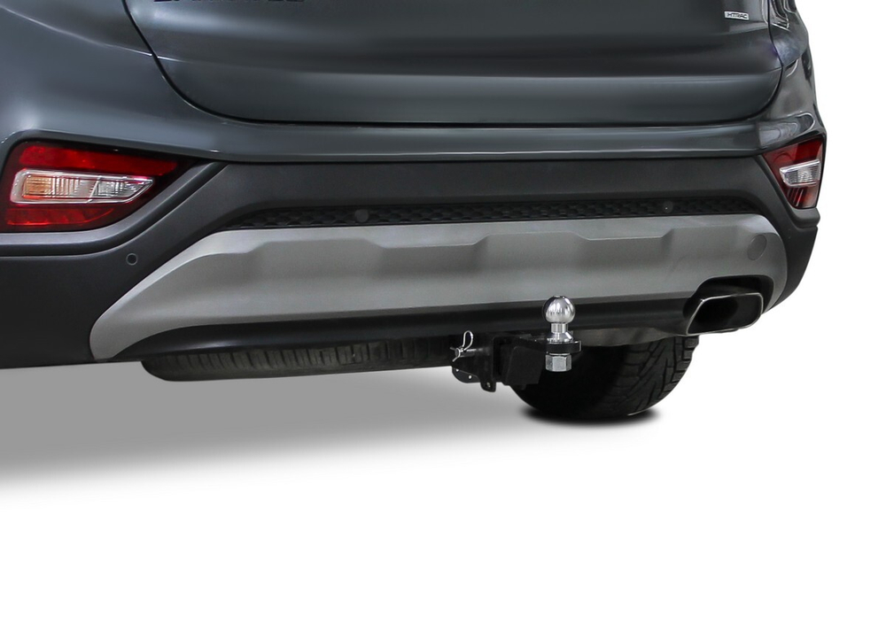 Фаркоп c электрикой Smart для Hyundai Santa Fe III поколение 2012-2018, шар Е, 2500/100 кг, F.2316.002