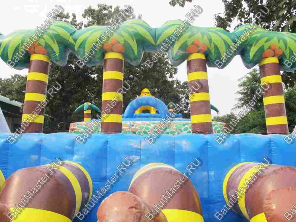 Надувная полоса препятствий "Дачные приключения"