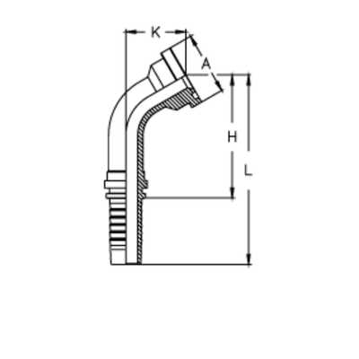 Фитинг DN 12 SFL 3/4 38.1 (60)