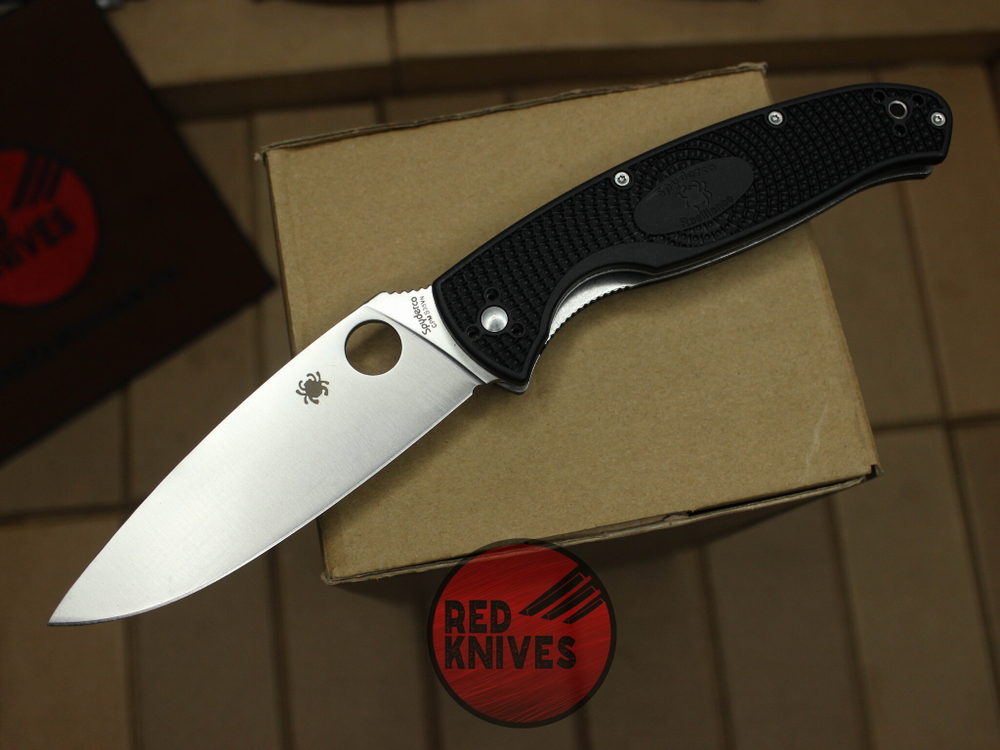 Нож Spyderco Resilience LTW F/P - рукоять черная