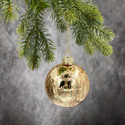 Набор шаров 7см 18шт ChristmasDeLuxe золотой микс