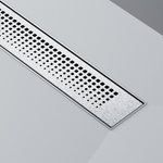 Душевой лоток AM.PM PrimeFlow 80 W02SC-P11-080-01SB с решеткой Хром матовый Cut Gradient