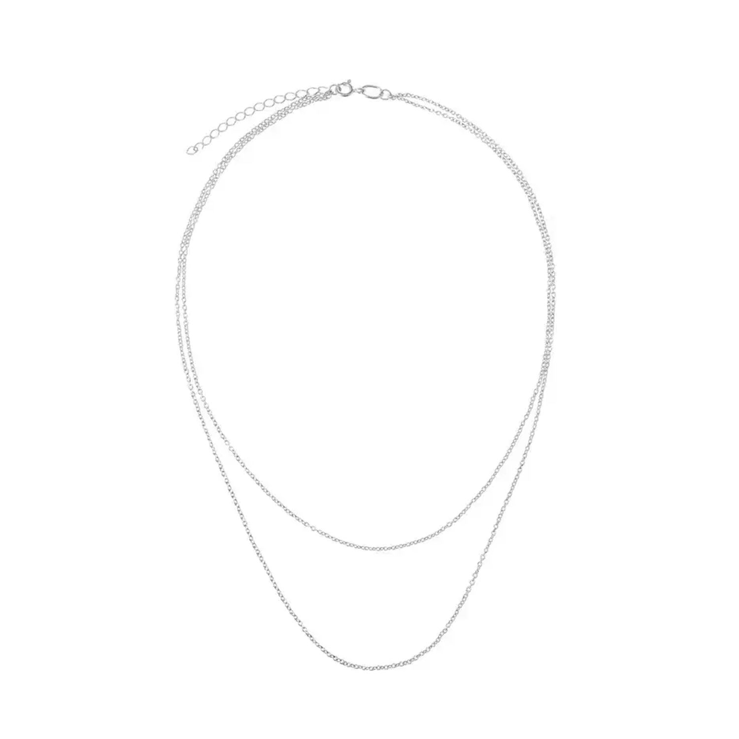 Колье Multilayered Chain - Silver