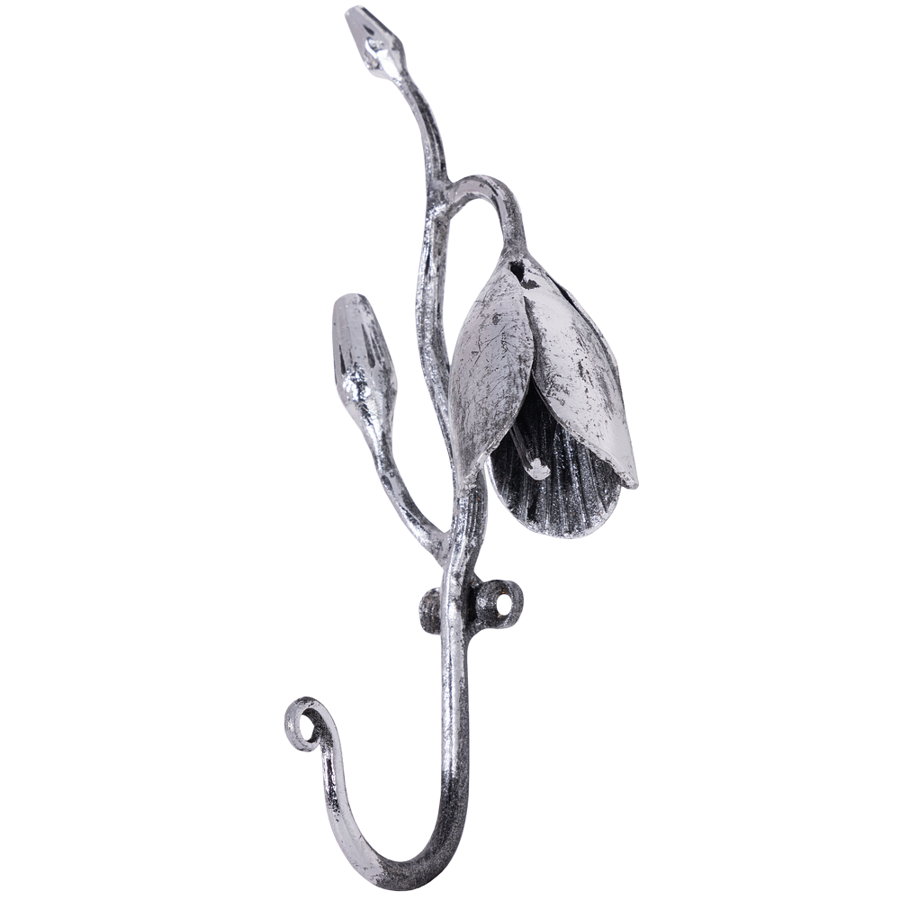 Настенный крючок Ин Блум Античное серебро