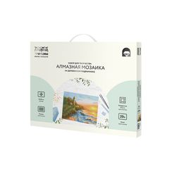 Almaz qaşlarla mozaika \ Алмазная мозаика \ Diamond painting Алмазная мозаика ТРИ СОВЫ "Старый маяк", 40*50см, холст на деревянном подрамнике, картонная коробка