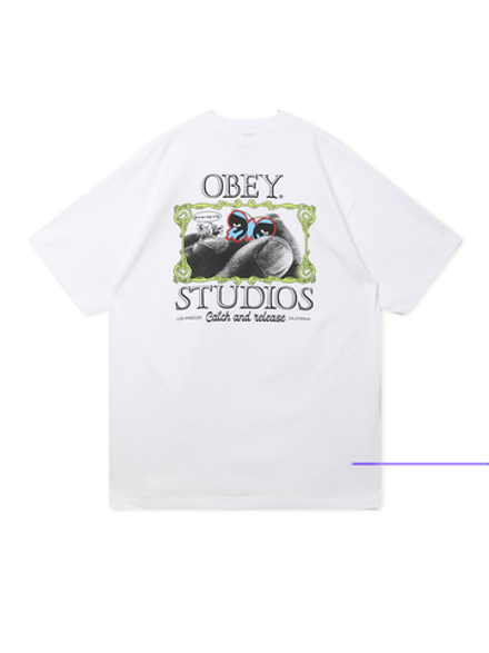 Мужская Футболка Obey Catch And Release