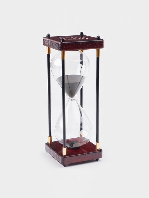 Песочные часы "Бесконечность", на 30 минут, 25 х 9.5 см, песок черный  5277044