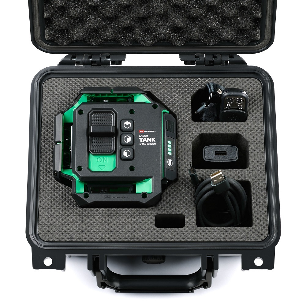 Лазерный уровень ADA LaserTANK 4-360 GREEN Basic Edition   А00631