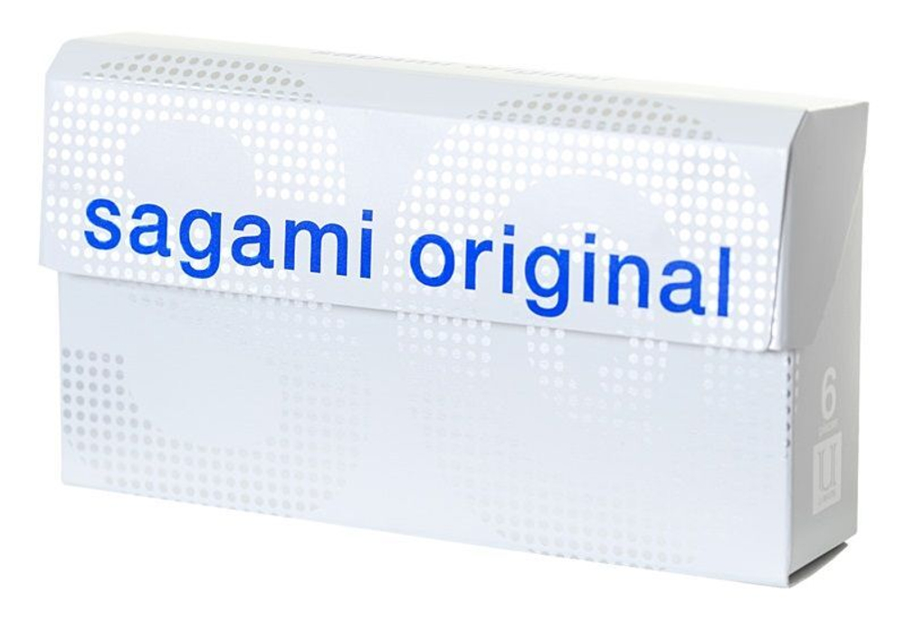 Ультратонкие презервативы Sagami Original 0.02 Quick - 6 шт.