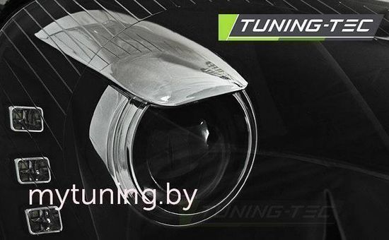 Передние фары VW Golf 5 led drl black