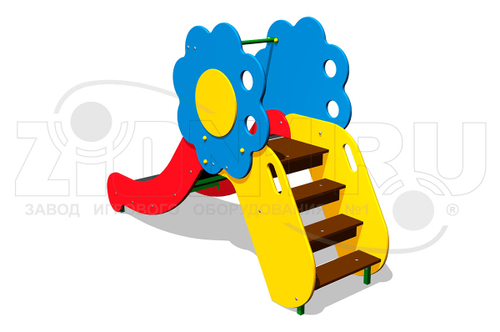 Детская горка «Цветик H=650»