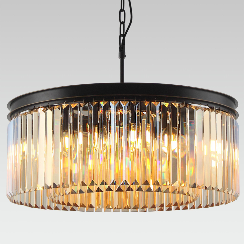 Citilux Мартин CL332122 Люстра хрустальная подвесная Шампань