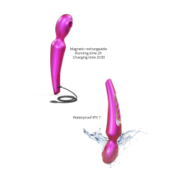 Love to Love PLEASER - IRIDESCENT BERRY - Ванд с клиторальной стимуляцией