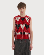 CHARLES JEFFREY LOVERBOY ЖИЛЕТ GUDDLE VEST КРАСНЫЙ