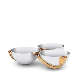 Менажница тройная L'Objet Deco Leaves