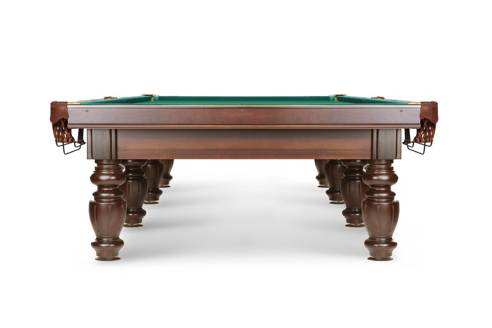 Омега М СБ 9 береза сосна (Пул, №4, TAO-MI 760 Yellow greenamp;quot; ш1.97м, Х/б сетка, Накл. эл-в Черное мат полим, Без фольги)