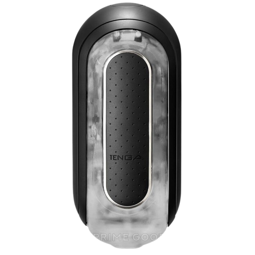 Продвинутый мастурбатор с вибрацией Flip Zero Black Electronic Vibration