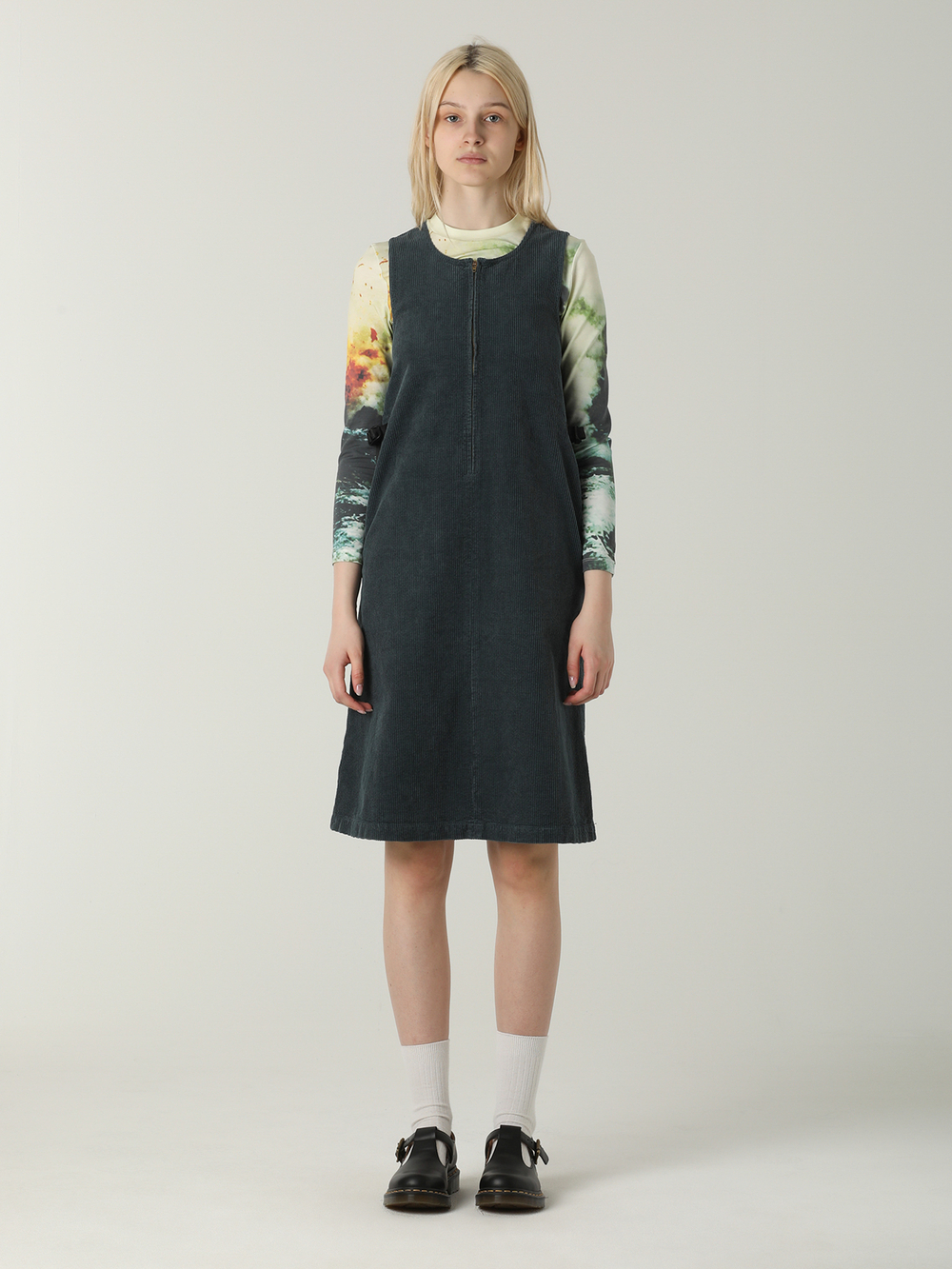 Платье Waffle Cord Mid-length