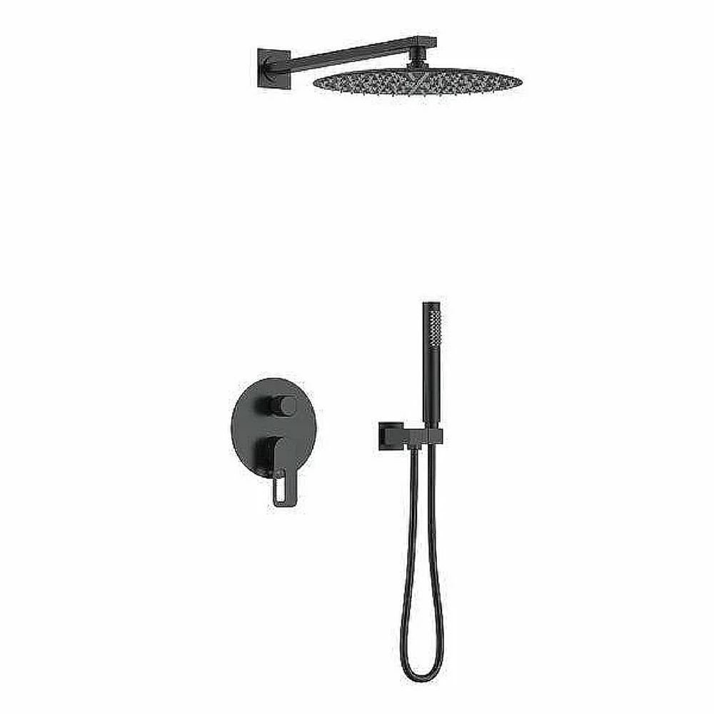 Душевая система Black&white Gravity GL-9105-MB черная матовая