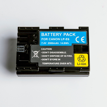 Аккумулятор Fotokvant LP-E6 емкость 2000 mAh