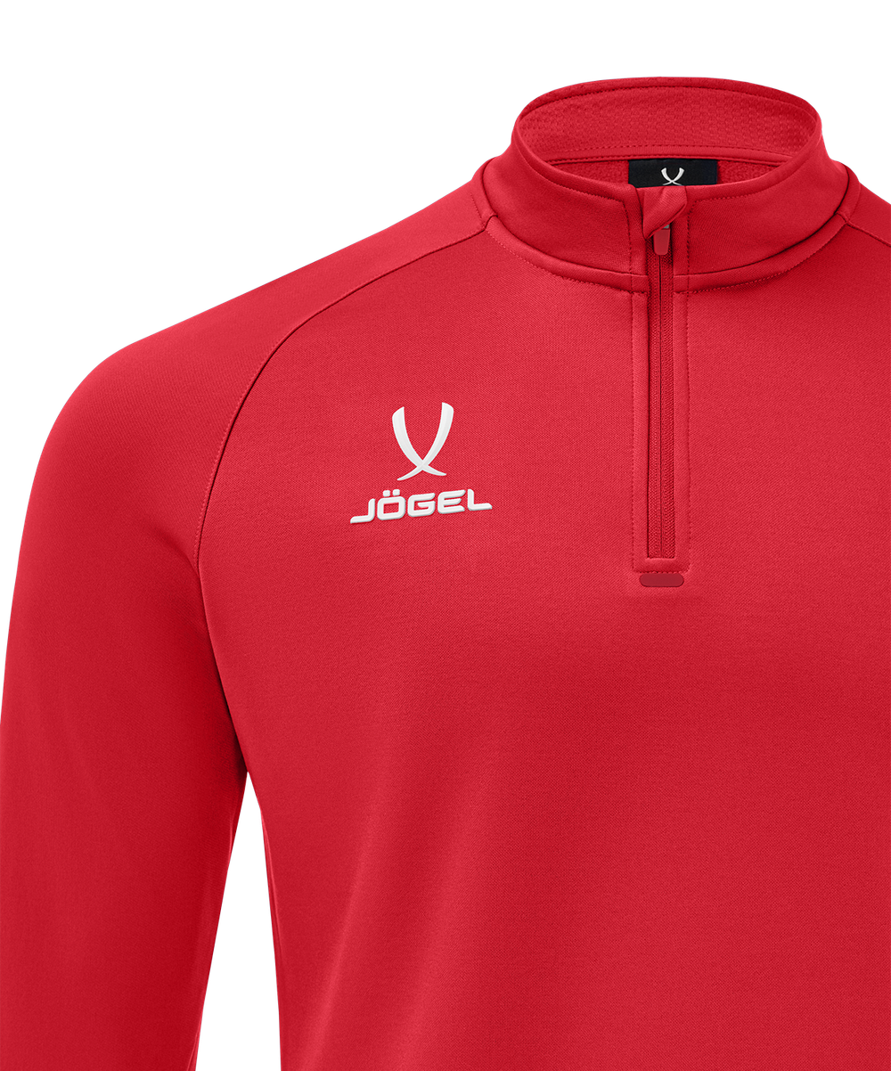 Джемпер тренировочный JÖGEL PREMIER PerFormDRY Training 1/4 Zip Fleece Top, красный